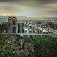 Buy canvas prints of The Clifton Suspension Bridge by Heather Goodwin