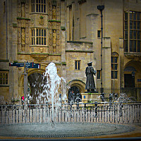 Buy canvas prints of Bristol Fountain by Heather Goodwin