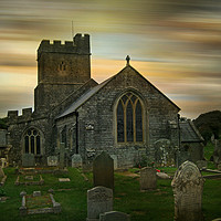 Buy canvas prints of St. Mary's Church - Berrow by Heather Goodwin