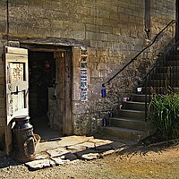 Buy canvas prints of Little Olde Shoppe by Heather Goodwin