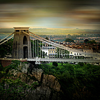 Buy canvas prints of Brunel's Clifton Suspension Bridge by Heather Goodwin