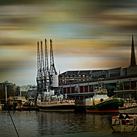 Buy canvas prints of Bristol Docks by Heather Goodwin