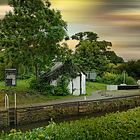 Buy canvas prints of Saltford Lock by Heather Goodwin