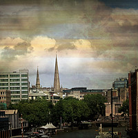 Buy canvas prints of Skyline Bristol City by Heather Goodwin