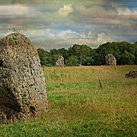 Buy canvas prints of Standing Stones by Heather Goodwin