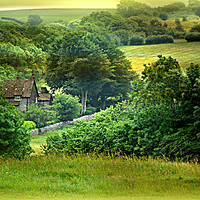 Buy canvas prints of The Hamlet by Heather Goodwin