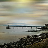 Buy canvas prints of Cleavedon Pier by Heather Goodwin