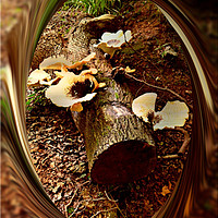 Buy canvas prints of Woodland Fungi by Heather Goodwin