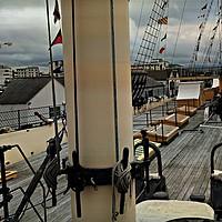 Buy canvas prints of Deck S.S. Great Britain by Heather Goodwin
