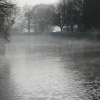Buy canvas prints of Mist over Holy Waters by Heather Goodwin