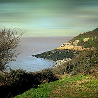 Buy canvas prints of Ladye Bay - Cleavedon by Heather Goodwin