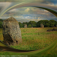 Buy canvas prints of Standing Stones by Heather Goodwin