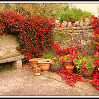 Buy canvas prints of A relaxing corner. by Heather Goodwin