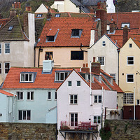 Buy canvas prints of Whitby Old Town by David Pringle