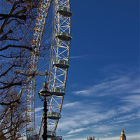 Buy canvas prints of The London Eye by David Pringle