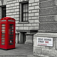 Buy canvas prints of Red Phone Box by David Pringle