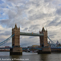 Buy canvas prints of Tower Bridge by David Pringle