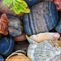 Buy canvas prints of Colourful Stones by David Pringle