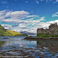 Buy canvas prints of Eilean Donan Castle by David Pringle