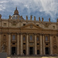 Buy canvas prints of St. Peters Basilica by David Pringle