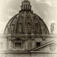 Buy canvas prints of St. Peters Basilica by David Pringle