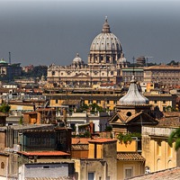 Buy canvas prints of St Peters Basilica by David Pringle