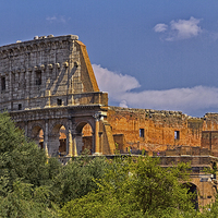 Buy canvas prints of Colosseum by David Pringle