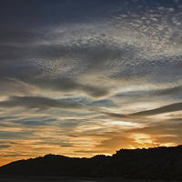 Buy canvas prints of Late Afternoon Sky by David Pringle