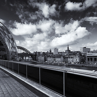 Buy canvas prints of Sage Gateshead and Newcastle Skyline by David Pringle