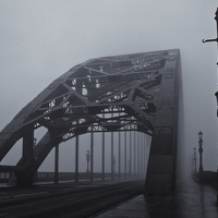 Buy canvas prints of Fog on the Tyne by David Pringle