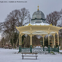 Buy canvas prints of Newcastle Exhibition Park Bandstand by David Pringle
