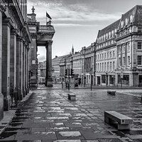 Buy canvas prints of Grey Street Newcastle by David Pringle