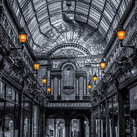 Buy canvas prints of Newcastle's Central Arcade by David Pringle