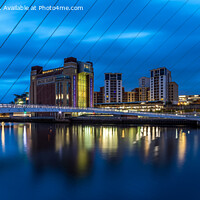 Buy canvas prints of BALTIC & Gateshead Millennium Bridge by David Pringle