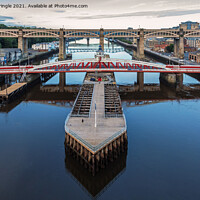 Buy canvas prints of Swing Bridge Newcastle by David Pringle