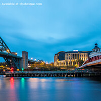 Buy canvas prints of Newcastle Bridges by David Pringle