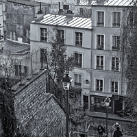 Buy canvas prints of Paris Steps by David Pringle