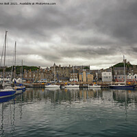 Buy canvas prints of Lerwick Harbour Shetland by Lynn Bolt