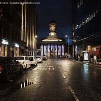 Buy canvas prints of Glasgow at Night by Lynn Bolt