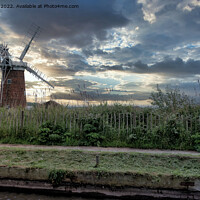 Buy canvas prints of Windmill Norfolk by Lynn Bolt