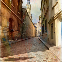 Buy canvas prints of Paris Backstreet by Lynn Bolt