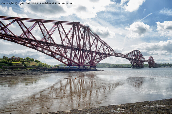 Forth Rail Bridge Scotland Picture Board by Lynn Bolt