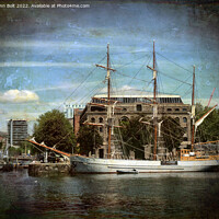 Buy canvas prints of Tall Ship Kaskelot by Lynn Bolt