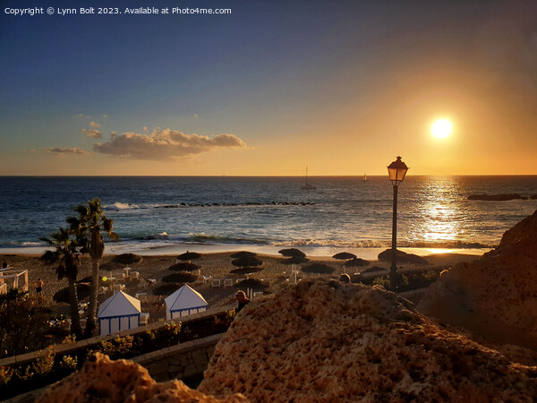 Sunset Playa del Duque Tenerife Picture Board by Lynn Bolt