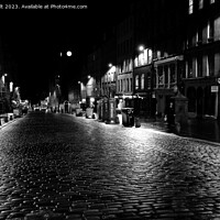 Buy canvas prints of Streets of Edinburgh at Night by Lynn Bolt