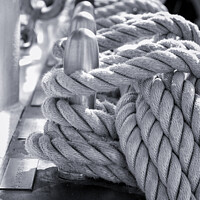 Buy canvas prints of Ships Ropes by Lynn Bolt