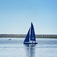 Buy canvas prints of Blue Sails in the Sunshine by Lynn Bolt