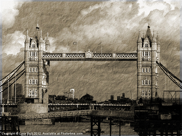 Tower Bridge Picture Board by Lynn Bolt