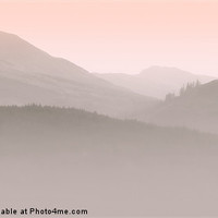 Buy canvas prints of Morning Mist in the Glens by Lynn Bolt