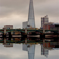 Buy canvas prints of Reflections of the Shard by Lynn Bolt